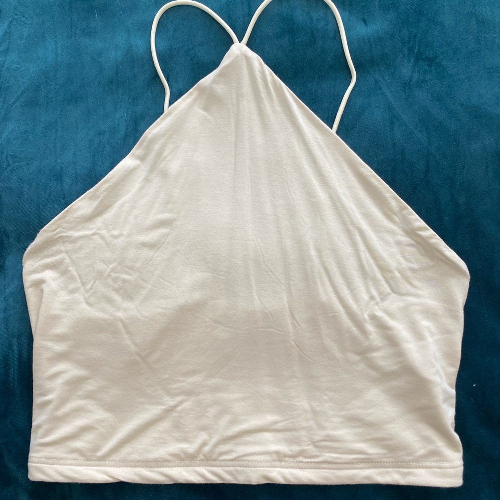 SHEIN cream crop top